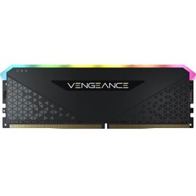 تصویر رم کامپیوتر VENGEANCE RGB RS DDR4 کورسیر دوکاناله 16GB فرکانس 3200MHz Corsair VENGEANCE RGB RS DDR4 16GB (2x8GB) 3200MHz C16 Desktop Ram