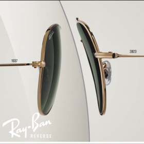 تصویر عینک آفتابی برند ریبن مدل ریورس فلزی کاراوان RAYBAN RIVERCE CARAVAN