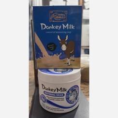 تصویر کرم روشن کننده و آبرسان شیر الاغ ۲۰۰ گرم کاسه ای 