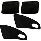 تصویر آفتاب گیر شیشه خودرو ایران اسپرت مدل Car-sp مناسب برای برلیانس H230 مجموعه 4 عددی 