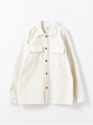 تصویر پیراهن کت مردانه با آستین بلند و سبک عادی LCW Vision رنگ اکرو - - LC Waikiki -- 859797446- اورجینال 