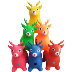 تصویر حیوانات بادی پرشی طرح گوزن کد 167 Inflatable deer design animals