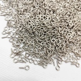 تصویر پیچ عصایی نقره ای 10میل(100عددی) 