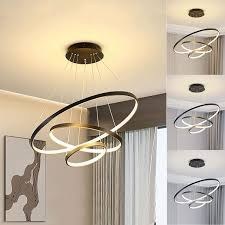 تصویر لوستر مدرن حلقه ایی 3 طبقه کد0073 Modern ring chandelier, 3 floors, code 0073