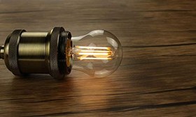 تصویر لامپ ادیسونی حبابی Lux G45 E27 4W Lux G45 E27 4W Edison Bulb Lamp