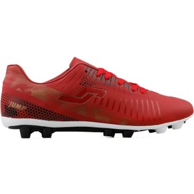 تصویر کفش فوتبال چمن مردانه 27881 F قرمز و طلایی برند jump 27881 F Red Gold Men's Turf Football Shoes 27881-F-RED-GOLD Red