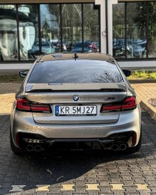 تصویر بال درب صندوق ( اسپویلر ) bmw 530i cs اتاق G12 , F90 سری 5 تایوان مشکی پیانویی 