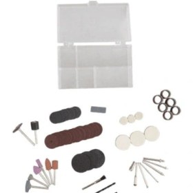 تصویر ست 64 عددی متعلقات فرز مینیاتوری شپخ مدل 3901402701 Scheppach 64pc Accessory Set 3901402701