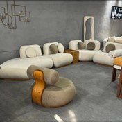 تصویر مبل راحتی مینیمال پازلی مدل موچی 