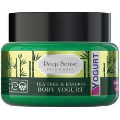 تصویر ماست بدن درخت چای و بامبو دیپ سنس حجم 250 میلی لیتر Deep Sense Tea Tree & Bamboo Body Yogurt 250ml