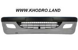 تصویر سپر جلو پژو پارس نقره ای متالیک کامل | مهرخواه Peugeot Pars metallic silver front bumper set