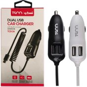 تصویر شارژر فندکی تسکو مدل TCG 26 TSCO TCG 26 Car Charger
