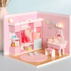 تصویر کیت خانه سازی مینیاتوری مدل S2011 اتاق لباس 