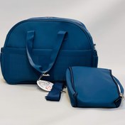 تصویر ساک لوازم چرم ببتو - سورمه ای 