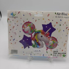 تصویر فویلی 5 عددی تک شاخ 