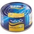 تصویر کنسرو ماهی تن در روغن گیاهی کلیددار 180 گرمی تحفه Tuna fish canned in 180g of vegetable oil Tohfe