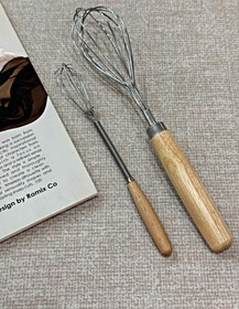 تصویر همزن دسته بامبو Bamboo handle stirrer