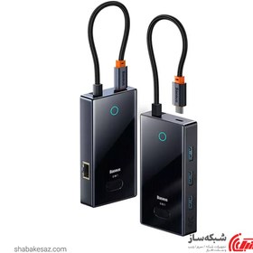 تصویر هاب Type C باسئوس Baseus PioneerJoy6 
