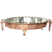 تصویر سینی مسی پایه دار| سایز 2 