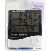 تصویر دماسنج و رطوبت سنج دیجیتالی مدل HTC-2 