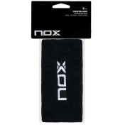 تصویر LONG WRISTBANDS BAG OF 2 BLACK (WHITE LOGO) 