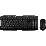 تصویر کیبورد و ماوس بی سیم JERTECH جرتک مدل KM200 JERTECH Wireless Keyboard and Mouse Model KM200