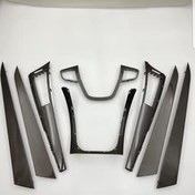 تصویر ست دکوراتیو ۸ تیکه دنا مشکی پیانوئی 