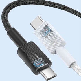 تصویر کابل نسل سوم ۹۰ سانتی انکر دو سر تایپ سی Anker 322 USB-C to USB-C – مدل A81F5 