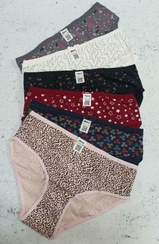 تصویر لباس زیر سوپر پنبه 6 عددی میکس برند دونکس ترکیه کد 006 