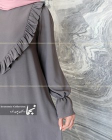 تصویر مانتو عبایی بلند ابروبادی / الیزه مدل ماهلین مزون نجما - ا ا Mahlin Abaya Manton Mahlin Abaya Manton