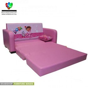 تصویر کاناپه و مبل تخت خواب شو کودک و نوجوان مدل دورا (dora) 