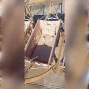 تصویر گهواره زمینی نوزاد خرسی کرم 