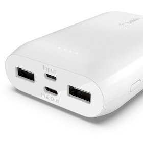 تصویر پاور بانک بلکین (Belkin Power Bank 10K Multiport) 