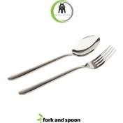 تصویر ست قاشق و چنگال 12پارچه یونیک مدل دونا 