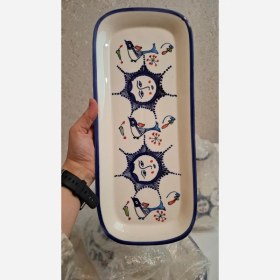 تصویر دیس مستطیل مرغک و خورشیدی 