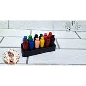 تصویر مداد شمعی ۱۲ رنگ جادویی ضد آب و ضد حساسیت 