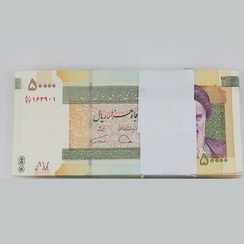 تصویر اسکناس 5000 تومانی جمهوری اسلامی – یک عدد بسته نو بانکی – 80/163901 