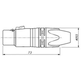 تصویر فیش کنون مادگی XLR Socket FEMALE