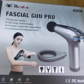 تصویر ماساژور تفنگی BlueIdea مدل BLD326 FASCIAL GUN 