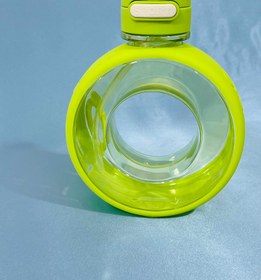 تصویر قمقمه آب طرح دونات - سفید 