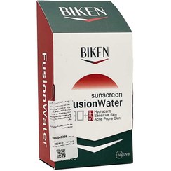 تصویر کرم ضد آفتاب فیوژن واتر بی رنگ 50 میلی‌لیتر بیکن Biken Sunscreen Fusion Water 