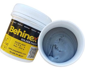 تصویر خمیر قلع 500 گرمی بهینکس تیپ 4 (نمایندگی رسمی بهینکس) 