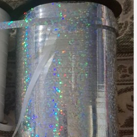 تصویر ربان نقره ای 20 متری بادکنک فله 