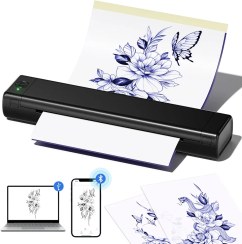 تصویر پرینتر مخصوص تتو حرارتی بلوتوثی فوممو TP81 