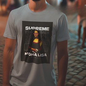 تصویر تیشرت مردانه Supreme Mona Lisa با رنگ های مختلف 