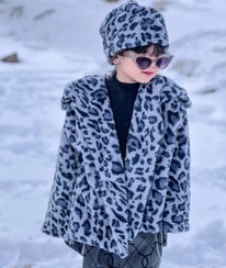 تصویر پالتو خز کلاه دار سایز ۲ تا ۴ سال 