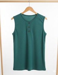 تصویر تاپ کبریتی زنانه مدل سه دکمه 