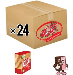 تصویر بیسکویت جو خوشه ۲۰۰گرم ۲۴عددی جمانه (حاوی پودر جوانه گندم) Khosheh biscuit