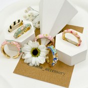 تصویر انگشتر مینا کاری 