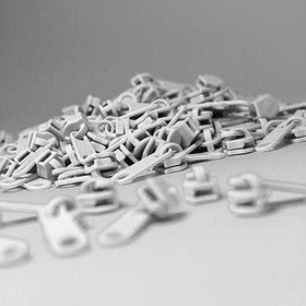 تصویر سر زیپ سفید (10 عددی) 